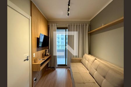 Sala de apartamento para alugar com 1 quarto, 33m² em Campo Belo, São Paulo