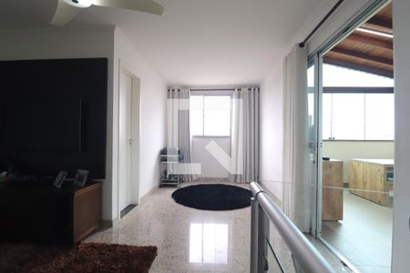 Sala de apartamento à venda com 3 quartos, 137m² em Parque Sao Vicente, Santo André