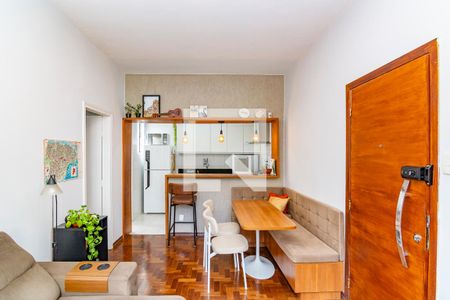 Sala de apartamento à venda com 2 quartos, 80m² em Funcionários, Belo Horizonte