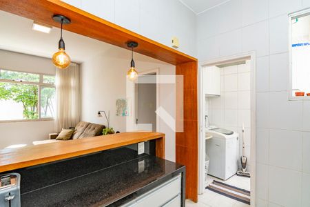 Cozinha de apartamento à venda com 2 quartos, 80m² em Funcionários, Belo Horizonte