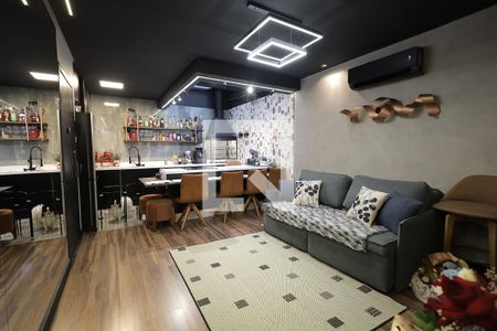 Sala de apartamento à venda com 2 quartos, 49m² em Vila Leopoldina, Santo André