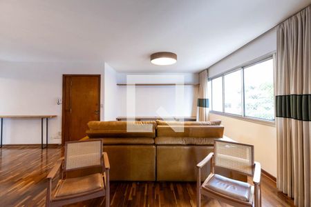 Sala de apartamento para alugar com 3 quartos, 130m² em Santa Cecilia, São Paulo