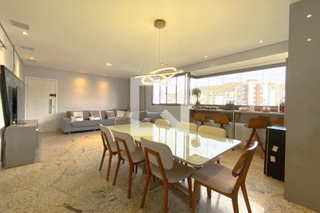 Sala de Jantar de apartamento à venda com 3 quartos, 126m² em Sion, Belo Horizonte