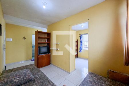 Sala de apartamento para alugar com 1 quarto, 46m² em Nova Mirim, Praia Grande