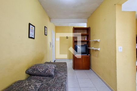 Sala de apartamento para alugar com 1 quarto, 46m² em Nova Mirim, Praia Grande