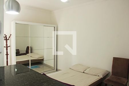 Studio de kitnet/studio para alugar com 1 quarto, 28m² em Embaré, Santos