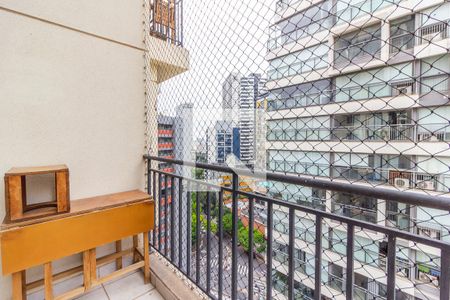 Vista/varanda da Sala de apartamento para alugar com 1 quarto, 46m² em Pinheiros, São Paulo