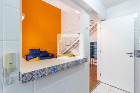 Cozinha e Área de Serviço de apartamento para alugar com 1 quarto, 46m² em Pinheiros, São Paulo