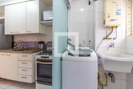 Cozinha e Área de Serviço de apartamento para alugar com 1 quarto, 46m² em Pinheiros, São Paulo