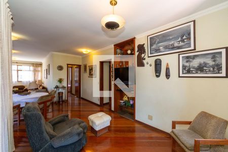 SALA de apartamento à venda com 4 quartos, 145m² em Serra, Belo Horizonte