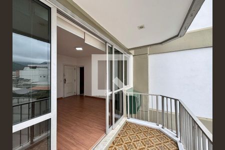 Varanda da sala de apartamento para alugar com 3 quartos, 115m² em Leblon, Rio de Janeiro