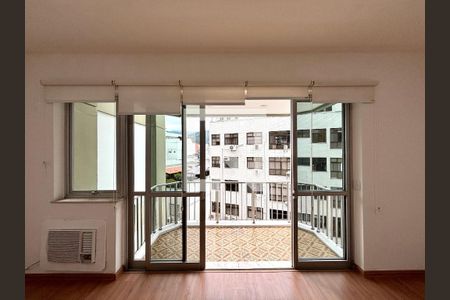 Varanda da sala de apartamento para alugar com 3 quartos, 115m² em Leblon, Rio de Janeiro