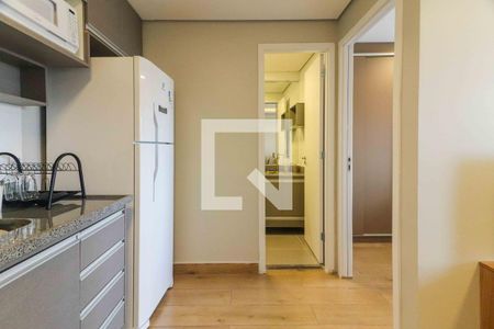 Cozinha  de kitnet/studio para alugar com 1 quarto, 28m² em Vila Sonia, São Paulo