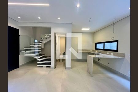 Sala de casa de condomínio à venda com 3 quartos, 158m² em Parque Taquaral, Campinas