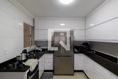 Sala e Cozinha  de casa de condomínio à venda com 3 quartos, 140m² em Vila Guilhermina, São Paulo