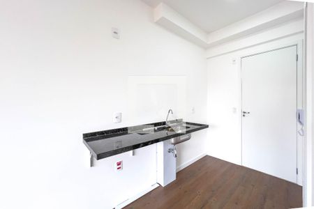 Cozinha de kitnet/studio para alugar com 1 quarto, 23m² em Vila Mariana, São Paulo