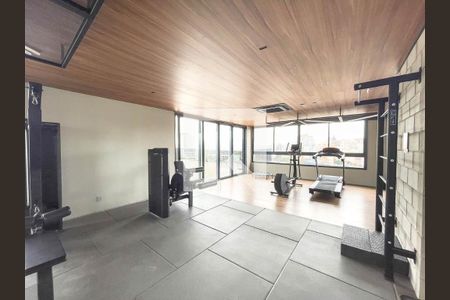 Área comum - Academia de kitnet/studio para alugar com 1 quarto, 30m² em Cidade Baixa, Porto Alegre