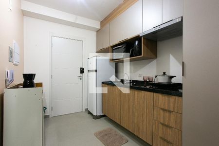 Cozinha de apartamento para alugar com 1 quarto, 27m² em Vila Matilde, São Paulo