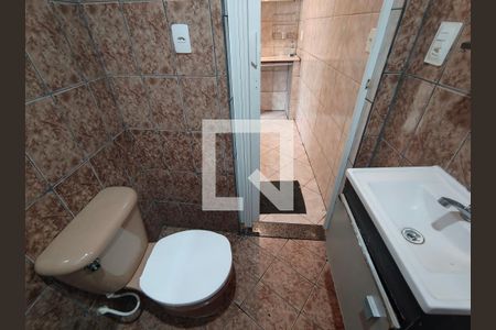 Banheiro Social de kitnet/studio para alugar com 1 quarto, 30m² em Jacarepaguá, Rio de Janeiro