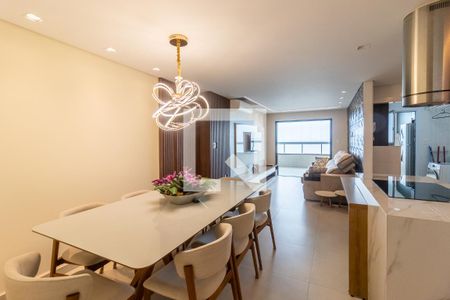 Sala de apartamento para alugar com 3 quartos, 110m² em Maracanã, Praia Grande