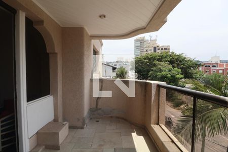 Varanda de apartamento para alugar com 4 quartos, 120m² em Balneario Cidade Atlantica, Guarujá