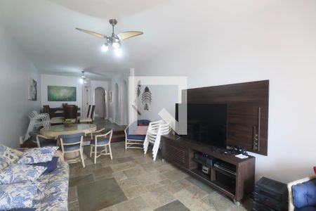 Sala de apartamento para alugar com 4 quartos, 120m² em Balneario Cidade Atlantica, Guarujá
