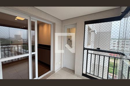 Varanda da Sala de apartamento para alugar com 2 quartos, 69m² em Campestre, Santo André