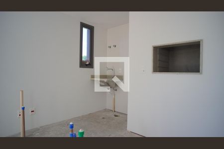 Churrasqueira/ lavanderia  de kitnet/studio para alugar com 1 quarto, 51m² em Petrópolis, Porto Alegre