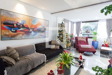 sala de apartamento à venda com 4 quartos, 195m² em Sion, Belo Horizonte