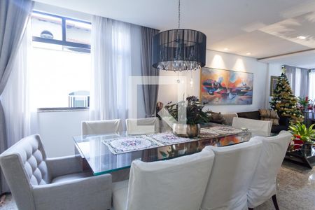 Sala de Jantar de apartamento à venda com 4 quartos, 195m² em Sion, Belo Horizonte