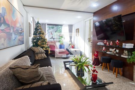 sala de apartamento à venda com 4 quartos, 195m² em Sion, Belo Horizonte