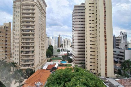 Vista da Sala  de apartamento para alugar com 2 quartos, 70m² em Cambuí, Campinas