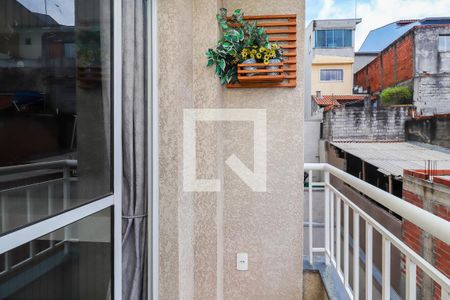 Varanda da Sala de apartamento à venda com 2 quartos, 40m² em Vila Carmosina, São Paulo