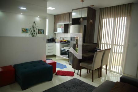 Sala  de apartamento para alugar com 2 quartos, 48m² em Nova Petrópolis, São Bernardo do Campo