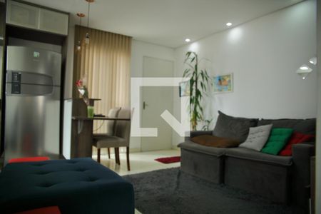 Sala  de apartamento para alugar com 2 quartos, 48m² em Nova Petrópolis, São Bernardo do Campo