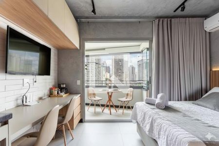 Sala/Quarto de kitnet/studio à venda com 1 quarto, 25m² em Jardim das Acacias, São Paulo