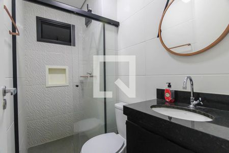 Banheiro Social de apartamento para alugar com 1 quarto, 45m² em Vila Santa Clara, São Paulo