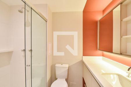 Banheiro de kitnet/studio para alugar com 1 quarto, 25m² em Vila Mariana, São Paulo