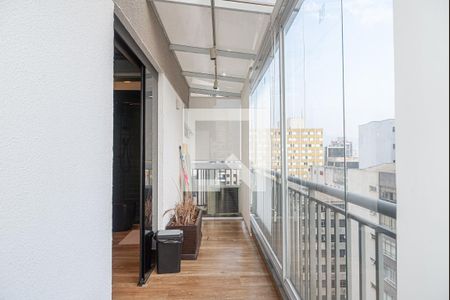 Varanda da Sala/Quarto de kitnet/studio à venda com 1 quarto, 38m² em Bela Vista, São Paulo