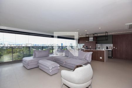 Sala de apartamento para alugar com 2 quartos, 142m² em Jardim Fonte do Morumbi, São Paulo