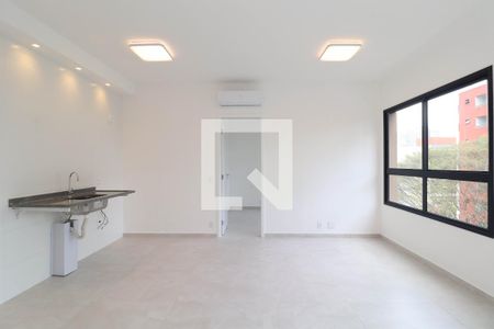 Sala/Cozinha de kitnet/studio para alugar com 1 quarto, 45m² em Pinheiros, São Paulo