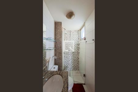 Banheiro da Suíte de apartamento à venda com 3 quartos, 73m² em Floresta, Belo Horizonte