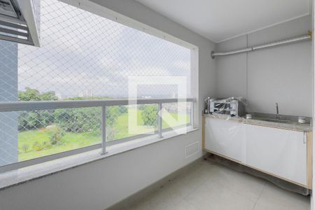 Varanda da Sala/Cozinha de apartamento para alugar com 2 quartos, 64m² em Vila Branca, Jacareí