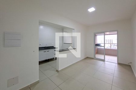 Sala de apartamento para alugar com 1 quarto, 48m² em Guilhermina, Praia Grande