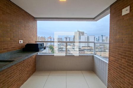 Sacada  de apartamento para alugar com 1 quarto, 48m² em Guilhermina, Praia Grande
