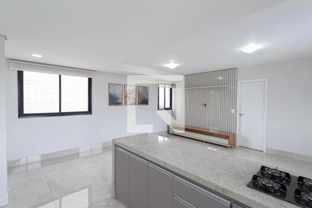 Sala/Cozinha de apartamento à venda com 1 quarto, 50m² em Barro Preto, Belo Horizonte
