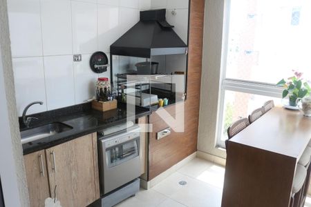 Varanda da Sala de apartamento à venda com 3 quartos, 124m² em Olímpico, São Caetano do Sul