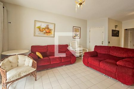 sala de apartamento para alugar com 3 quartos, 110m² em Centro, Guarujá