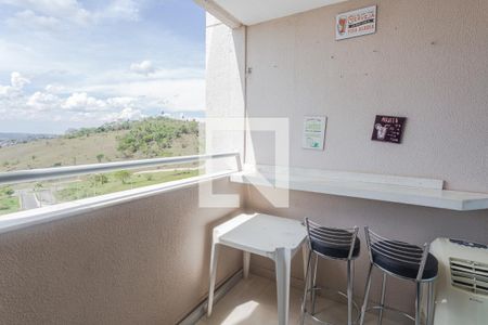 Varanda Gourmet de apartamento à venda com 3 quartos, 75m² em Nova Vista, Belo Horizonte