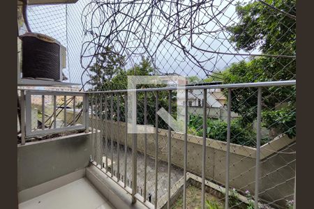 Varanda da Sala de apartamento para alugar com 2 quartos, 80m² em Riachuelo, Rio de Janeiro